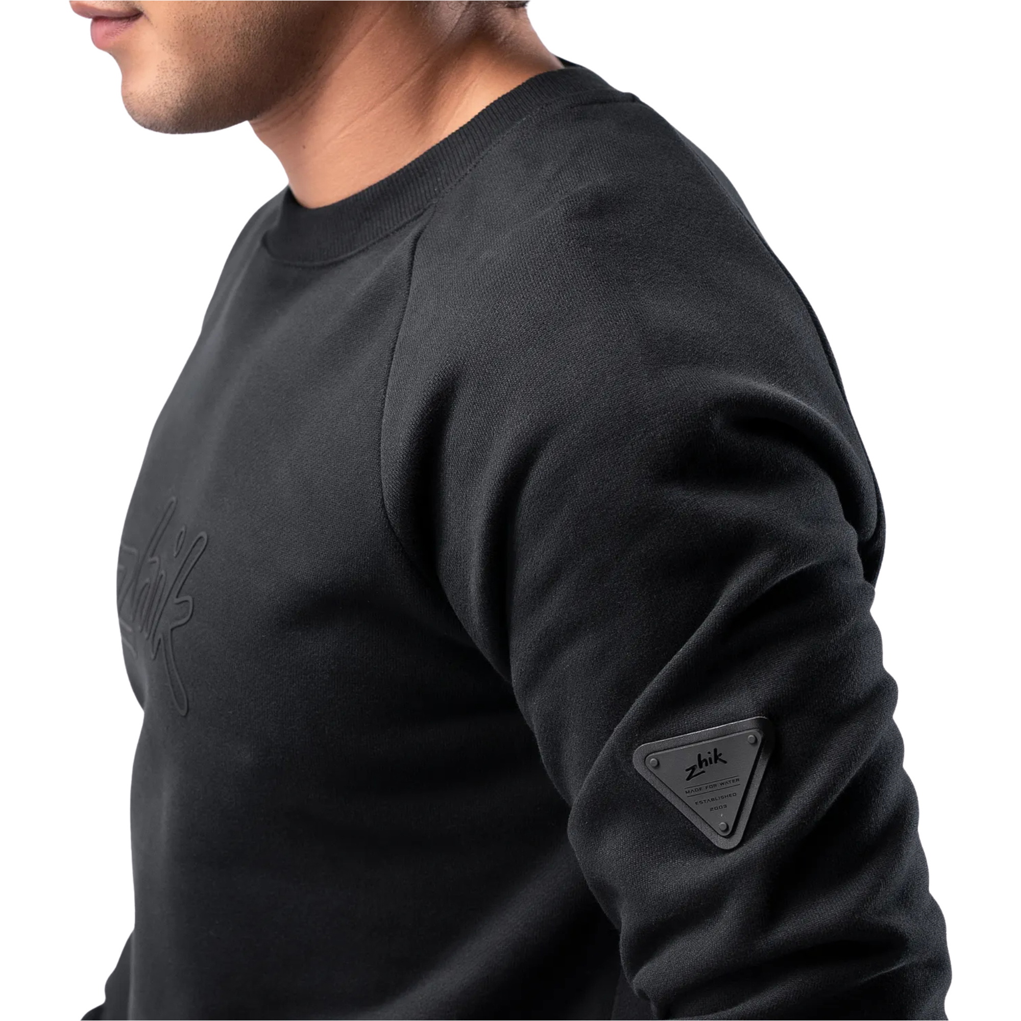 Zhik Herre Bomulds Trøje SWT-0021-M-BLK - Black